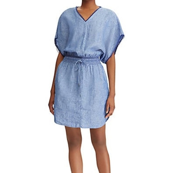 Ralph Lauren Dresses & Skirts - New Ralph Lauren Novelty Trim Linen Dress